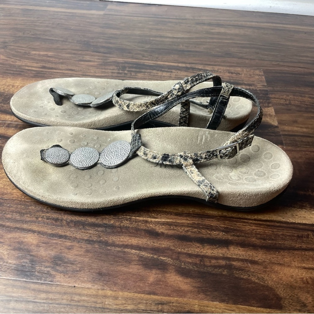 Vionic Lizbeth Women's T-strap Orthotic Sandal Size 10 - Picture 3 of 11